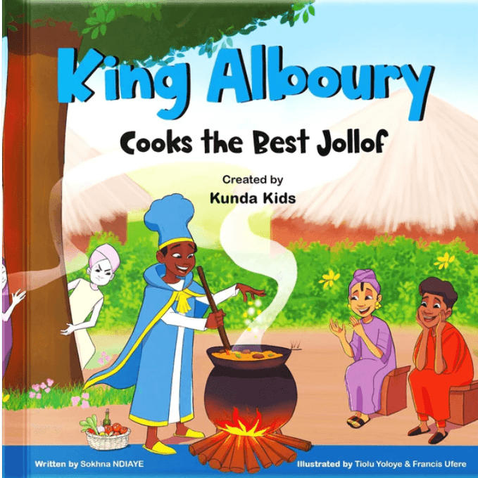 Cover of King Alboury Cooks the Best Jollof